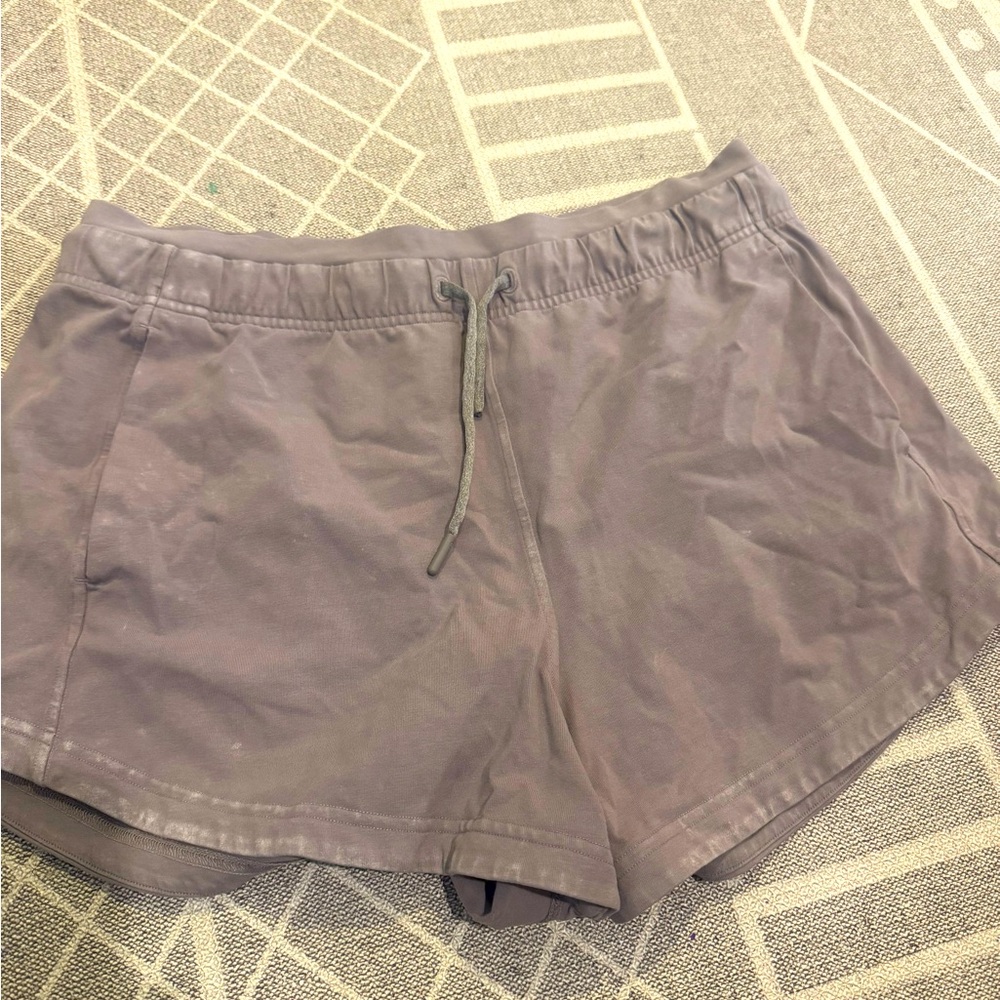 LULULEMON- Rare women purple washed shorts